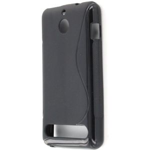 Silicon TPU case Sony Xperia E1 zwart