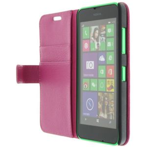 M-Supply Flip case met stand Nokia Lumia 630 roze