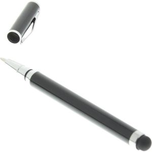 Stylus Pen met pen- schrijffunctie zwart