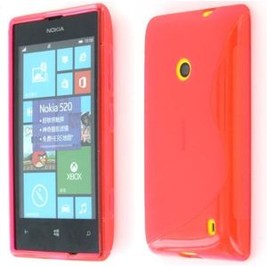 Silicon TPU case Nokia Lumia 520 roze