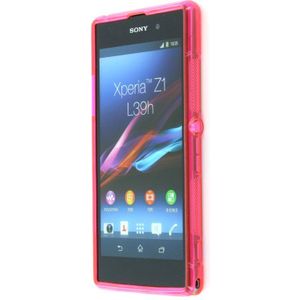 Silicon TPU case Sony Xperia Z1 roze