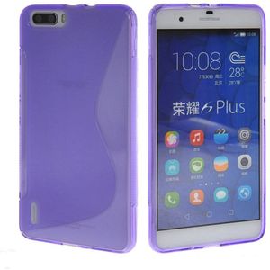 Hoesje Huawei Honor 6 Plus TPU case paars