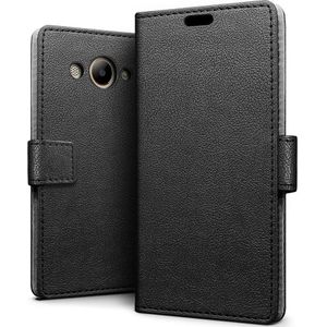 Hoesje Huawei Y3 (2017) flip wallet zwart