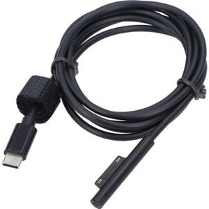 USB-C (Male) naar Surface PD (Male) Magnetische stroom kabel voor Surface Pro 3/4/5/6/7