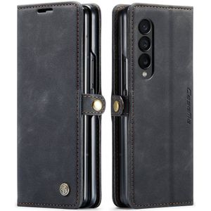 CaseMe book case leer - Samsung Galaxy Z Fold 4 - zwart