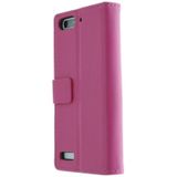 M-Supply Flip case met stand Huawei Ascend G6 roze