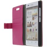 M-Supply Flip case met stand Huawei Ascend G6 roze