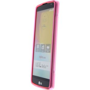 Hoesje LG L Bello TPU case roze