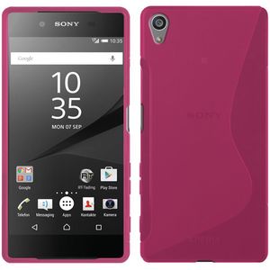 Hoesje Sony Xperia Z5 Premium TPU case roze