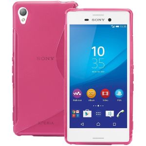 Hoesje Sony Xperia M4 Aqua TPU case roze