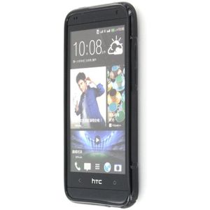 Silicon TPU case HTC Desire 601 zwart