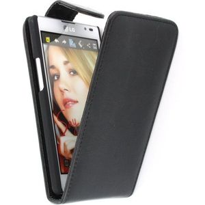 Flip case LG Optimus L9 P760 zwart