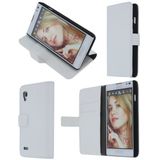 Flip case met stand LG Optimus L9 P760 wit