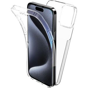 Apple iPhone 15 Pro Max TPU hoesje voor + achter