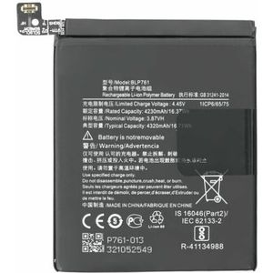 OnePlus 8 batterij BLP761 4510 mAh Origineel