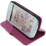 Flip case met stand Samsung Galaxy Trend S7560 roze