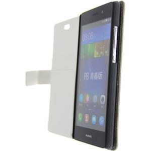 Hoesje Huawei P8 Lite flip wallet wit