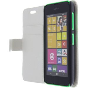 M-Supply Flip case met stand Nokia Lumia 530 wit