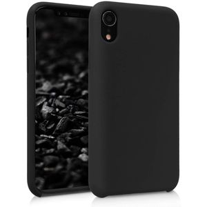 Softcase hoesje Apple iPhone XR mat - zwart