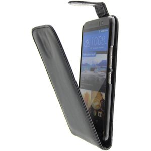 Hoesje HTC One M9 flip case zwart