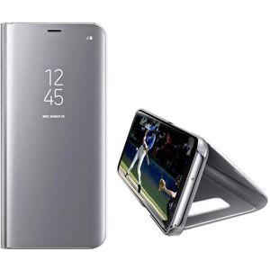 Clear View cover Samsung Galaxy A70 grijs/zilver
