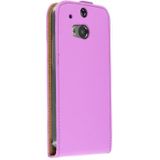 M-Supply Flip case dual color HTC One M8 paars