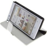 M-Supply Flip case met stand Huawei Ascend G6 wit