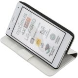 Flip case met stand LG Optimus 4X HD P880 wit