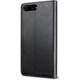 Luxury wallet hoesje Apple iPhone 7 Plus zwart