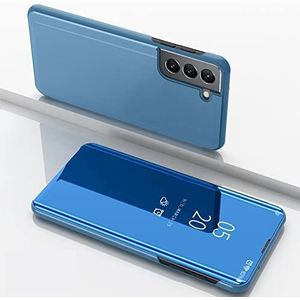 Clear View cover Samsung Galaxy S22+ blauw