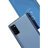 Clear View cover Samsung Galaxy Note 20 Ultra blauw