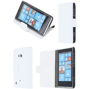 Flip case met stand Nokia Lumia 720 wit