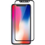 Tempered Glass (volledig scherm) Apple iPhone XS Max - zwart (5D)