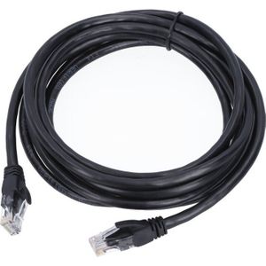 Cat.6 RJ45 8P8C Internet Netwerk kabel (male) zwart - 3 meter