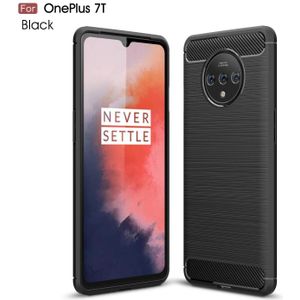 Carbon TPU hoesje OnePlus 7T zwart