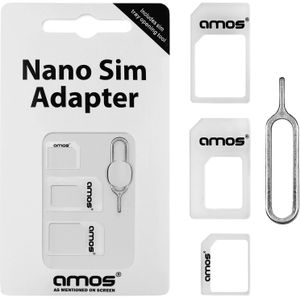 Nano sim kaart adapter set - 3 stuks
