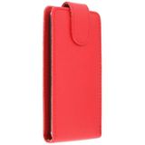 Flip case HTC One Mini rood