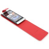 Flip case HTC One Mini rood