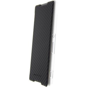 Roxfit Sony Xperia Z3+ Slimline book case carbon zwart SMA5157CF