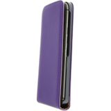 Hoesje HTC One M9 flip case dual color paars