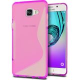 Hoesje Samsung Galaxy A3 2016 TPU case roze