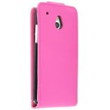 Flip case HTC One Mini roze