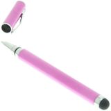 Stylus Pen met pen- schrijffunctie roze