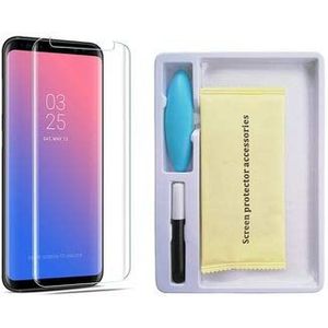 Samsung Galaxy S9 UV Tempered Glass (volledig scherm)