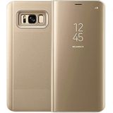 Clear View cover Samsung Galaxy S8 goud