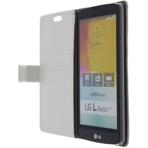 M-Supply Flip case met stand LG L Bello wit