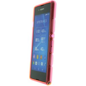 Hoesje Sony Xperia E3 TPU case roze