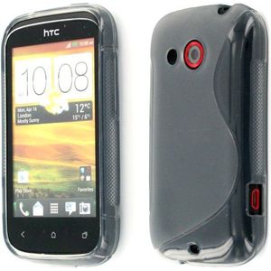 Silicon TPU case HTC Desire C smoke