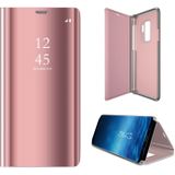 Clear View cover Samsung Galaxy S9 rose goud