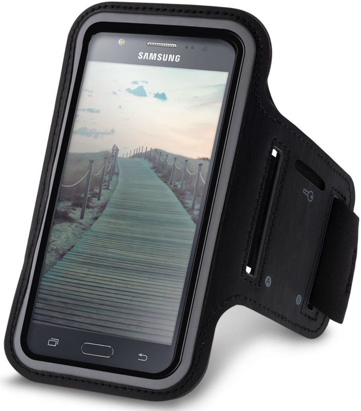 Sport armband Samsung Galaxy A7 2016 zwart
